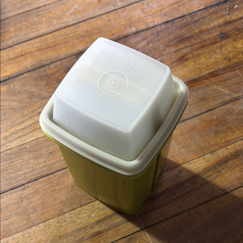 Vintage tupperware pickle keeper